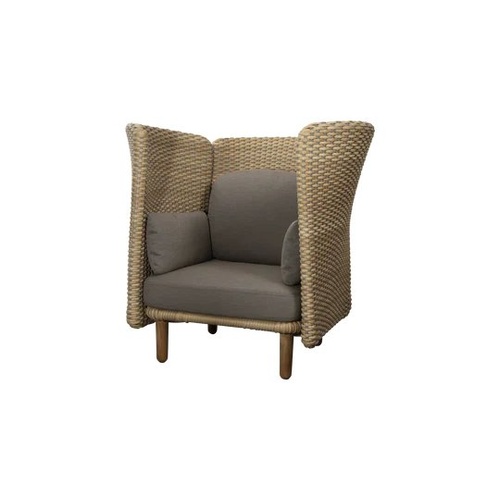 Arch lounge chair w/ high arm/backrest (5)