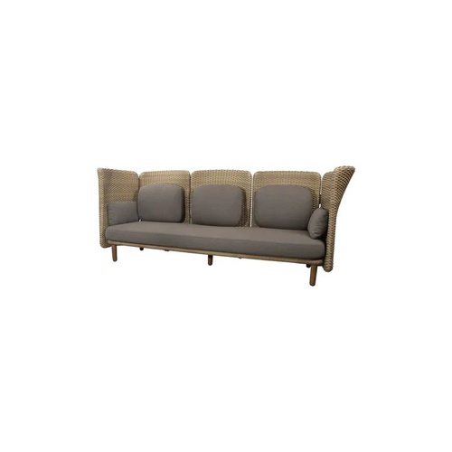 Arch 3-seater sofa w/ high arm/backrest