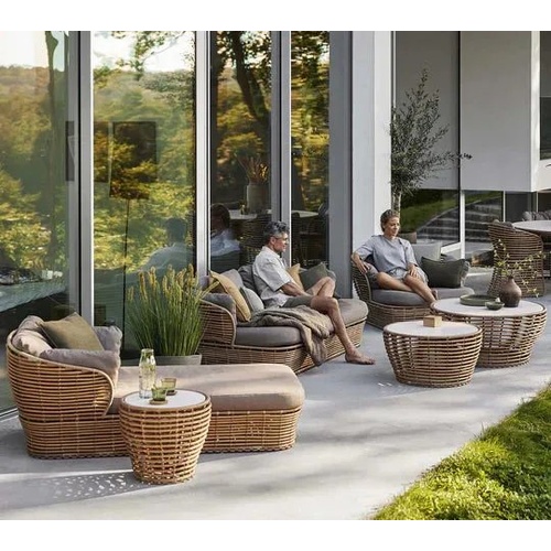 Basket coffee table, small