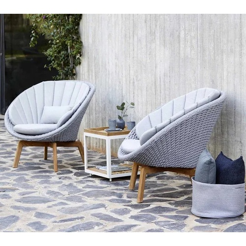 Cushion set, Peacock lounge chair