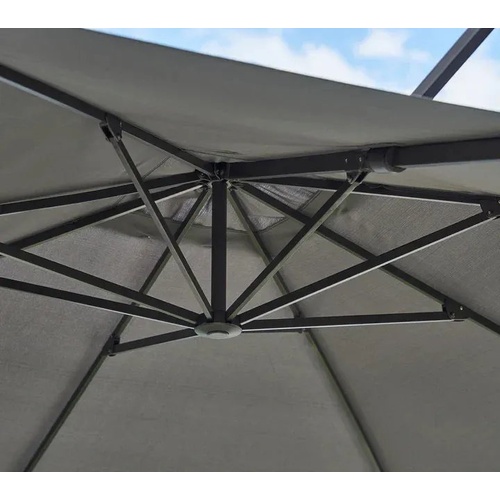 Hyde luxe hanging parasol, 3x4 m